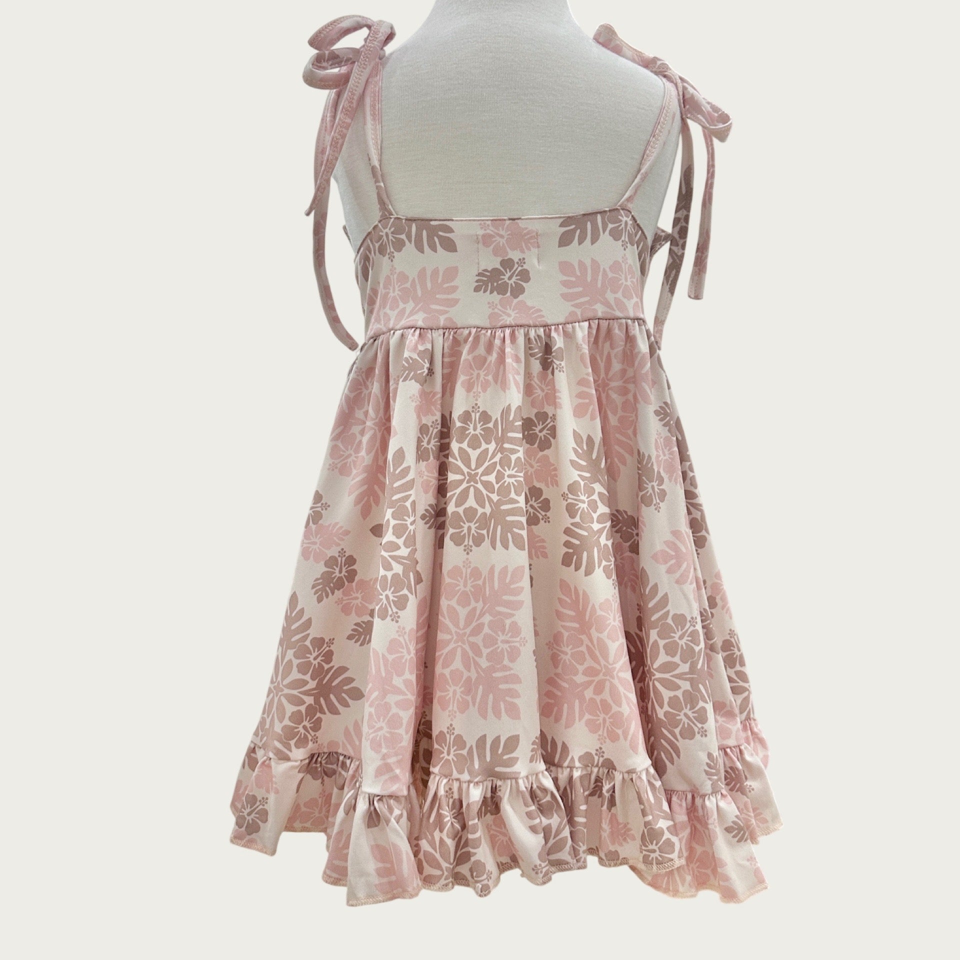 Pink Sands Heirloom Shoulder Tie Dress