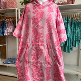 Adult Pink Mauna lani Hooded Towel