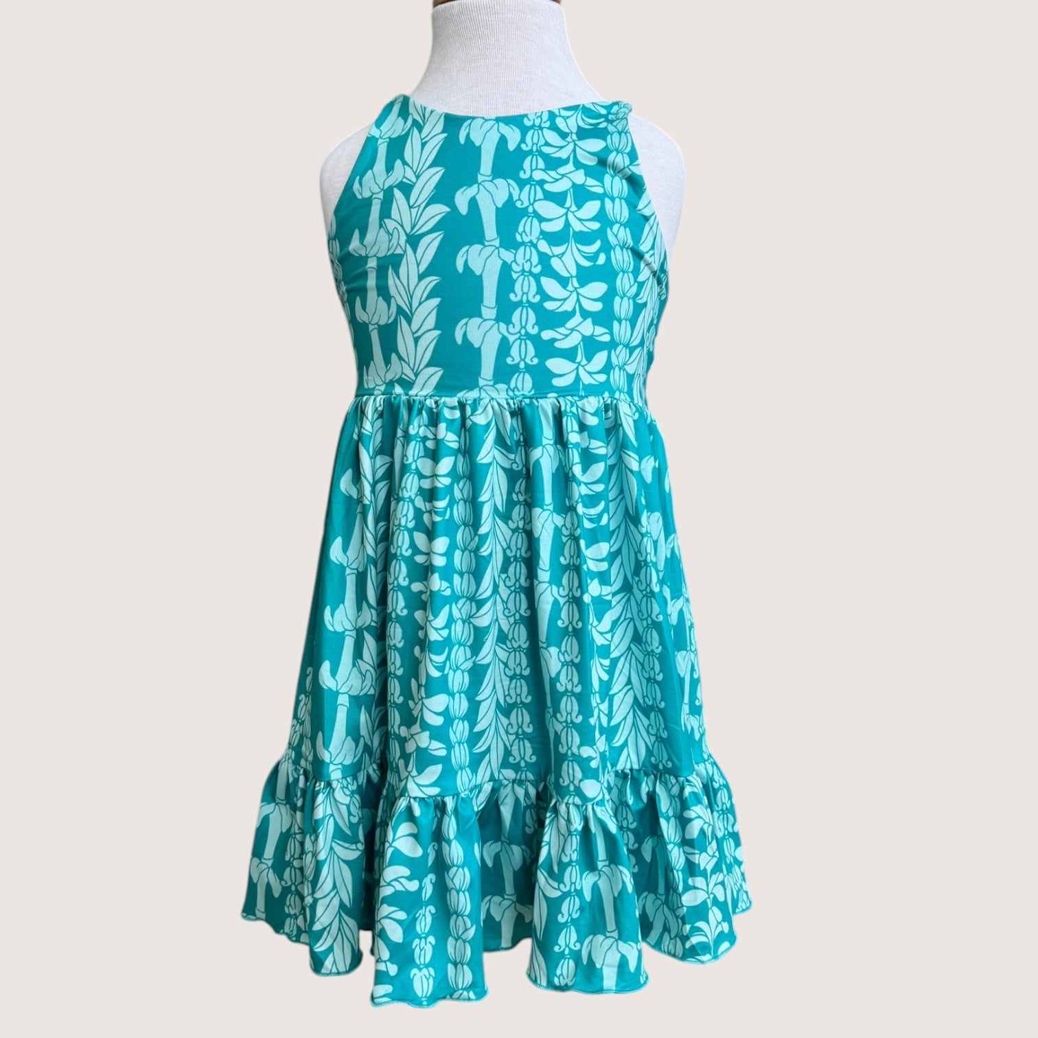 Teal Lei Brooklyn Dress