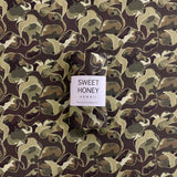 Iwa Bird Camo Swaddle Blanket