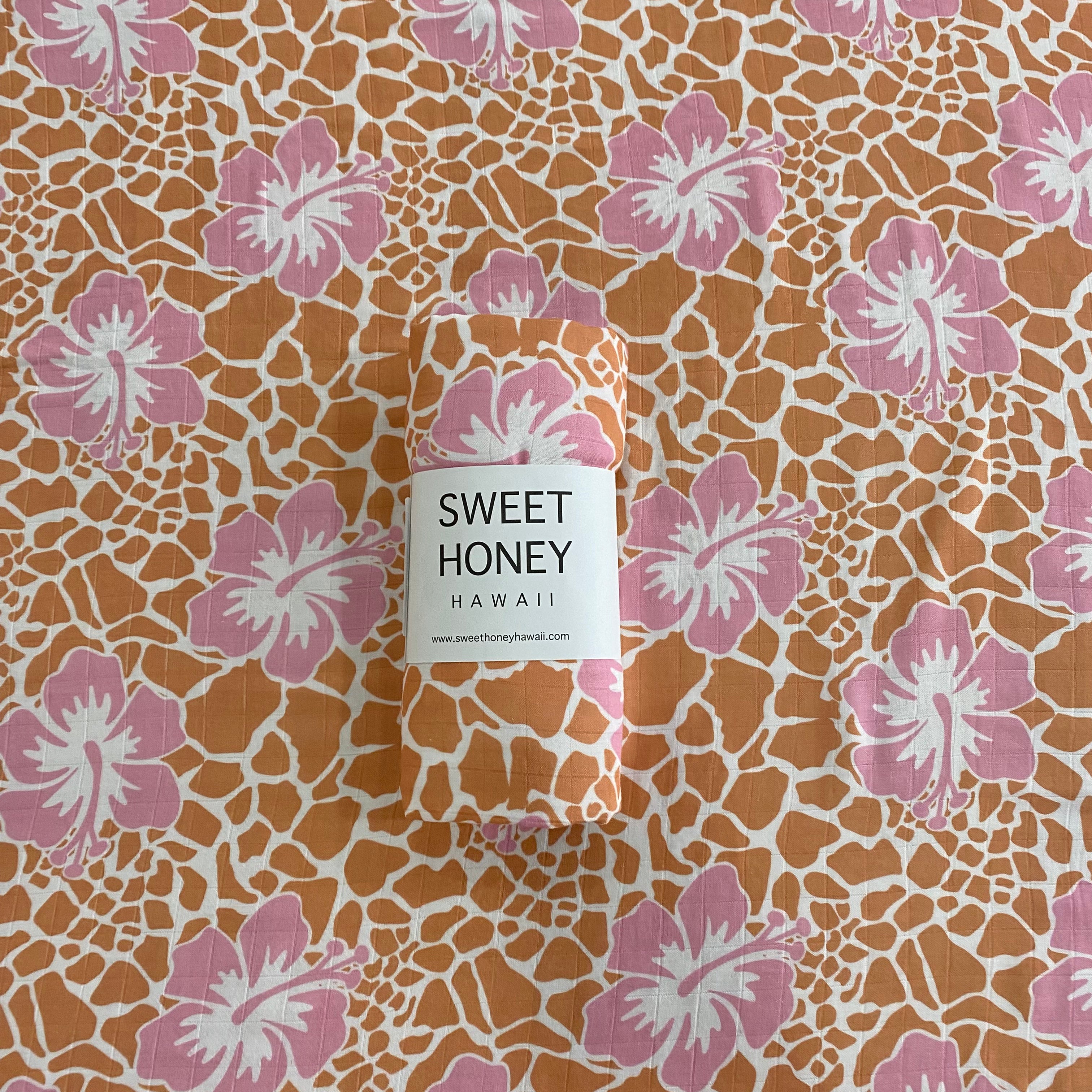 Hibiscus Safari Swaddle Blanket