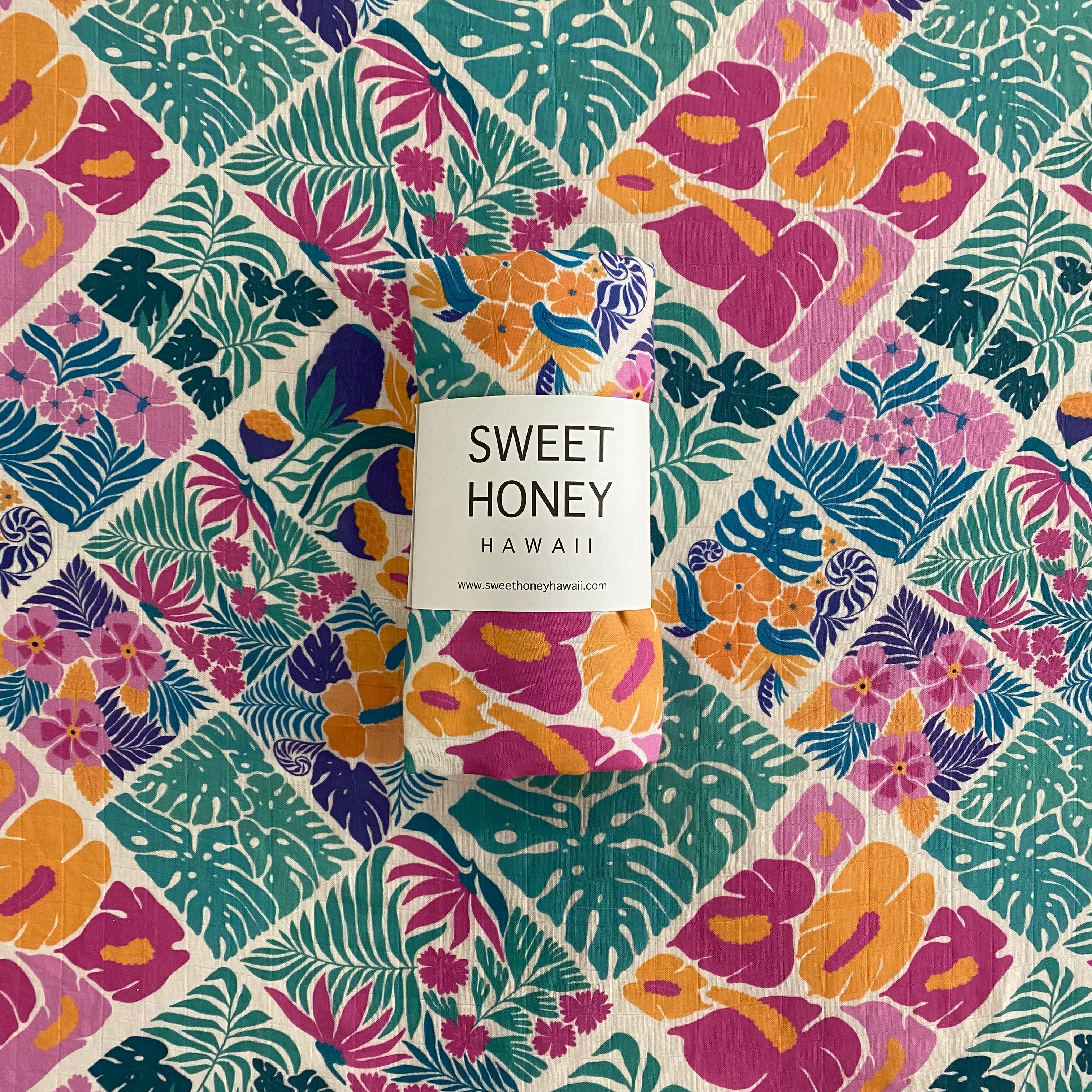 Tropical Muse Swaddle Blanket