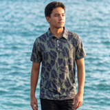 Sage Palm Men's collared Shirt
