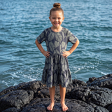 Midnight Palm Tee Dress