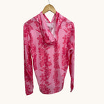 Adult Pink Mauna Lani Dri Fit Hooded Long Sleeve Tee - Sweet Sweet Honey Hawaii