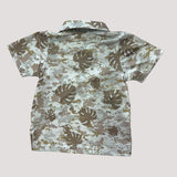 Digital Camo Monstera collared shirt - Sweet Sweet Honey Hawaii