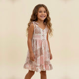 Pink Sands Heirloom Shoulder Tie Dress