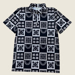 Ho'opili Black Men's collared Shirt - Sweet Sweet Honey Hawaii