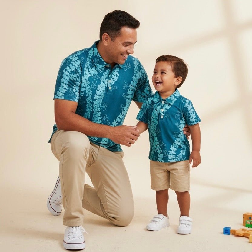 Lanikai Men's collared Shirt - Sweet Sweet Honey Hawaii