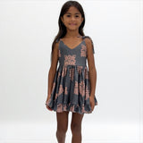 Midnight | Heirloom Shoulder Tie Dress - Sweet Sweet Honey Hawaii