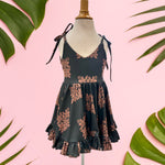 Midnight | Heirloom Shoulder Tie Dress - Sweet Sweet Honey Hawaii