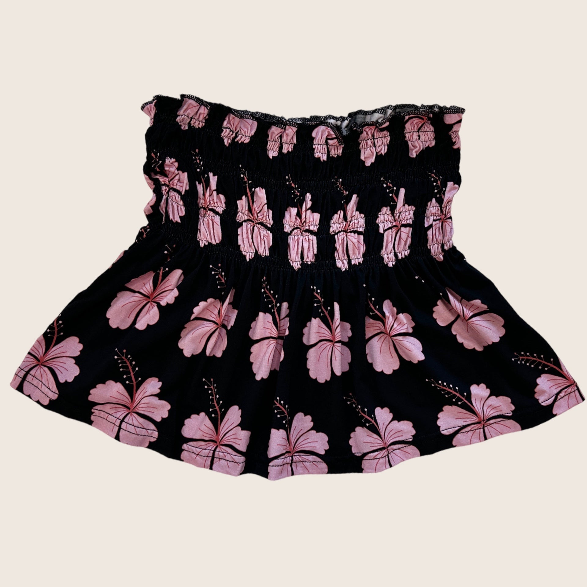 Midnight Hibiscus Ka'a Tube Top - Sweet Sweet Honey Hawaii