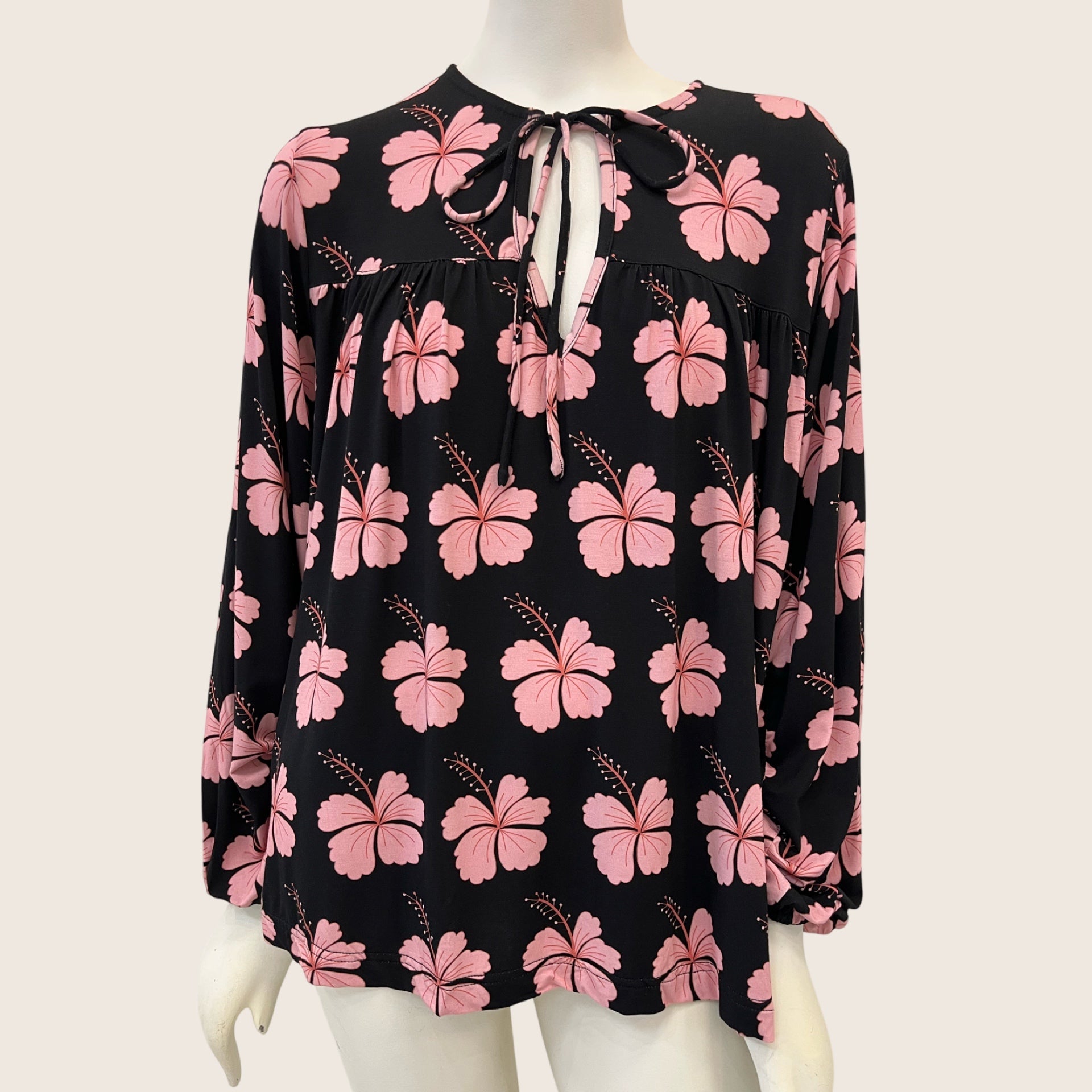 Midnight Hibiscus Layla Top - Sweet Sweet Honey Hawaii