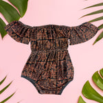 Orchid | Heirloom Off the shoulder Onesie - Sweet Sweet Honey Hawaii