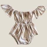 Sandy Lei Puakenikeni Off the Shoulder Onesie