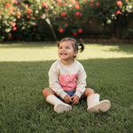 Pink Quilt Cream Sweater - Sweet Sweet Honey Hawaii