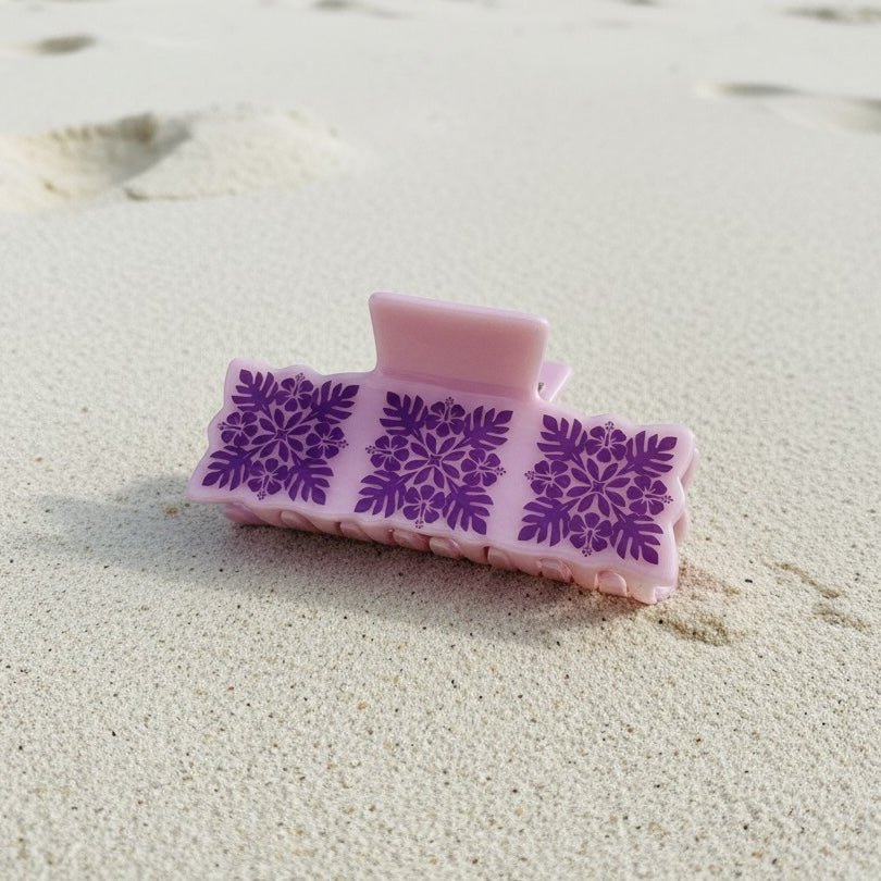 Quilt Claw Clip - Sweet Sweet Honey Hawaii
