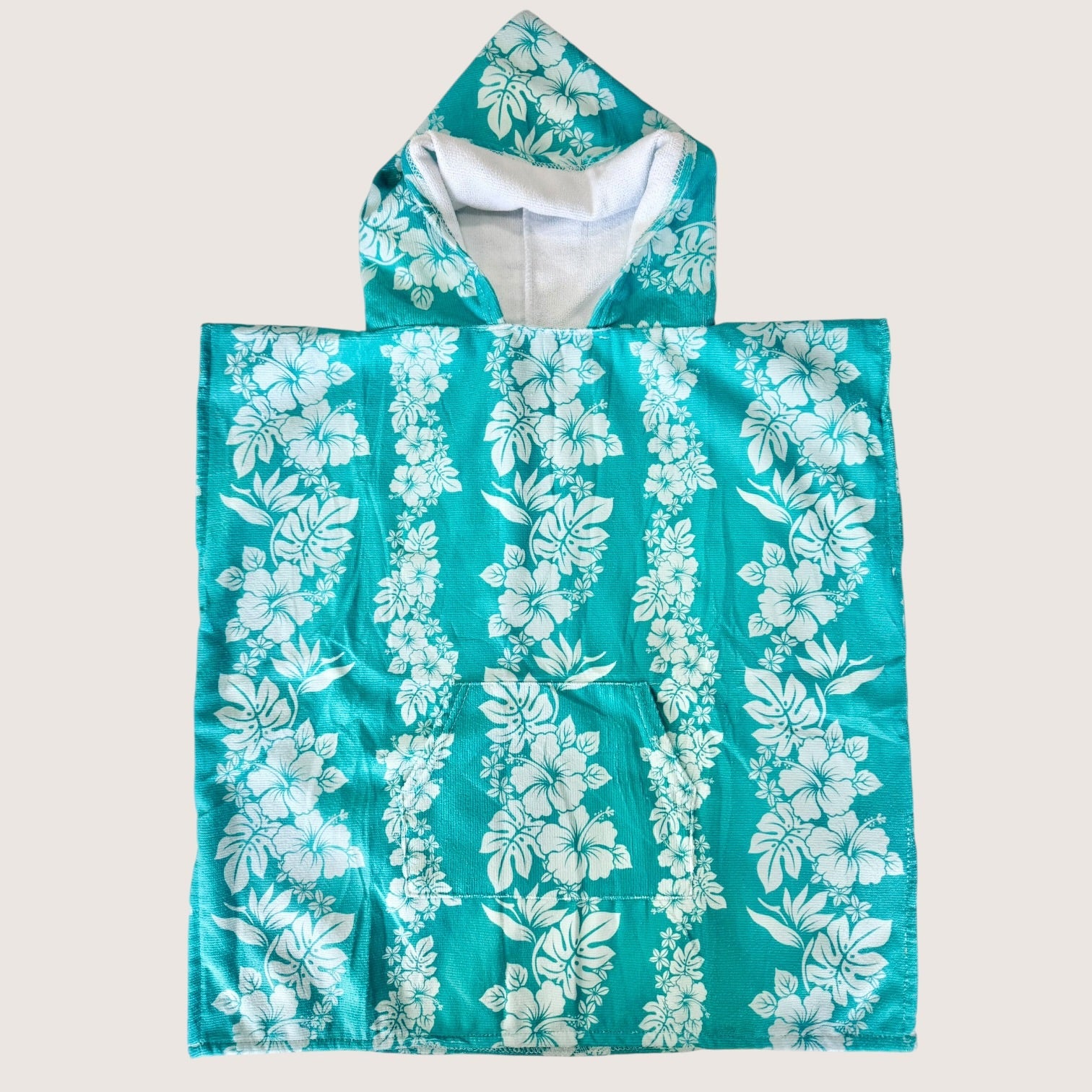 Teen Teal Mauna Lani Hooded Towel - Sweet Sweet Honey Hawaii