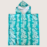Teen Teal Mauna Lani Hooded Towel - Sweet Sweet Honey Hawaii
