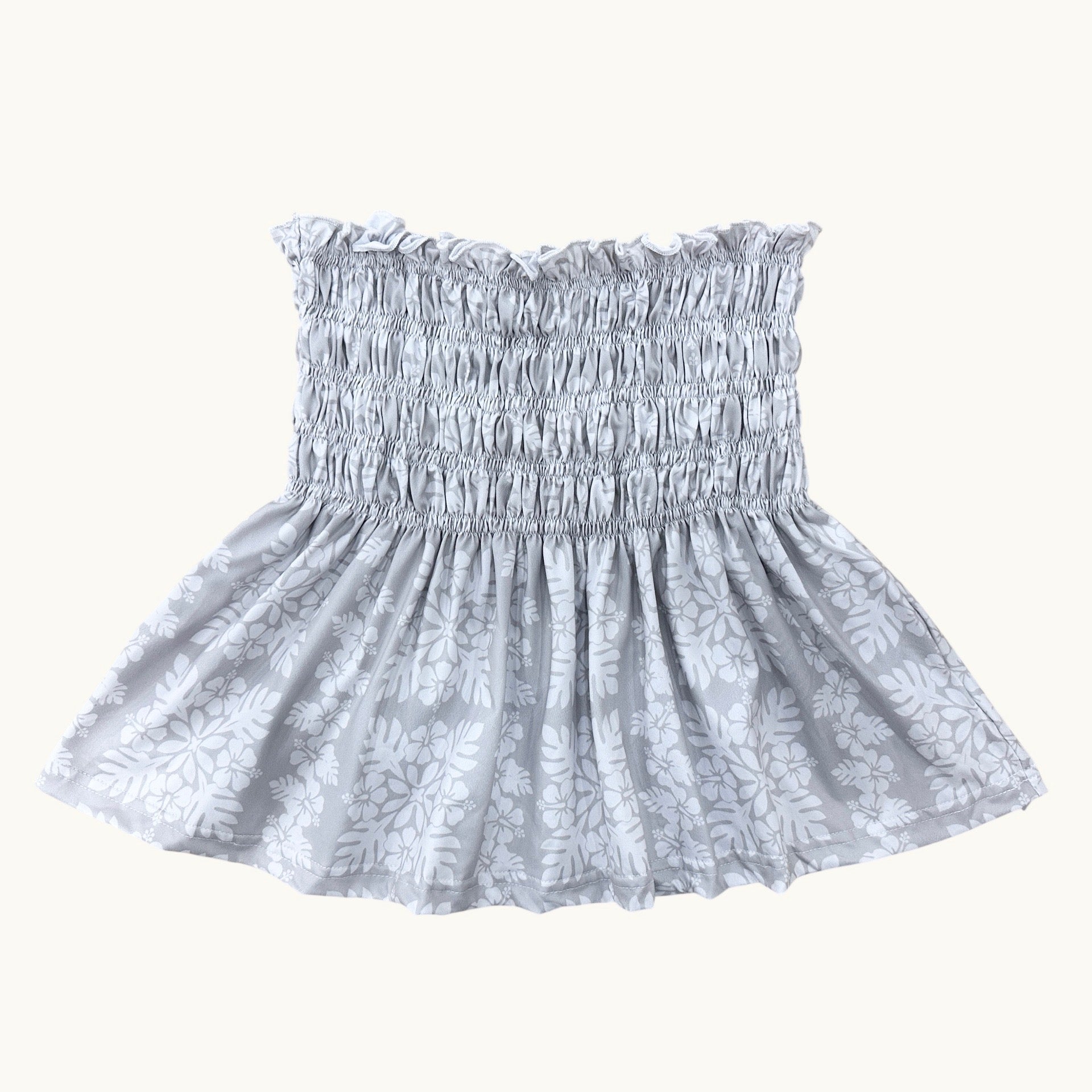 Women's Grey Quilt Ka'a Tube Top - Sweet Sweet Honey Hawaii