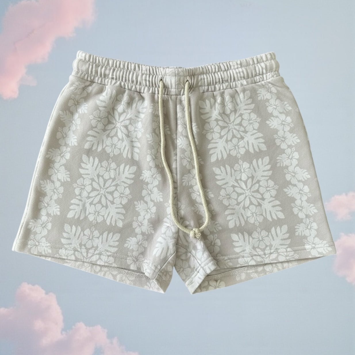 Women's Grey Quilt Shorts - Sweet Sweet Honey Hawaii